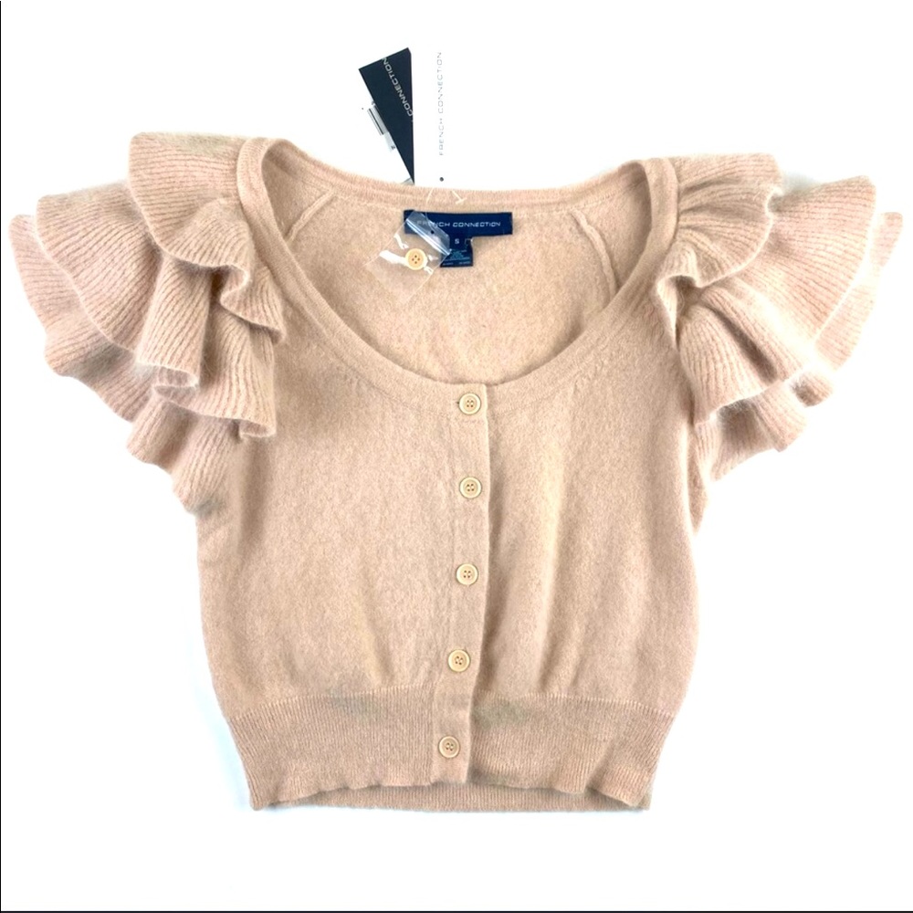 French connection Angora new with tags cardigan